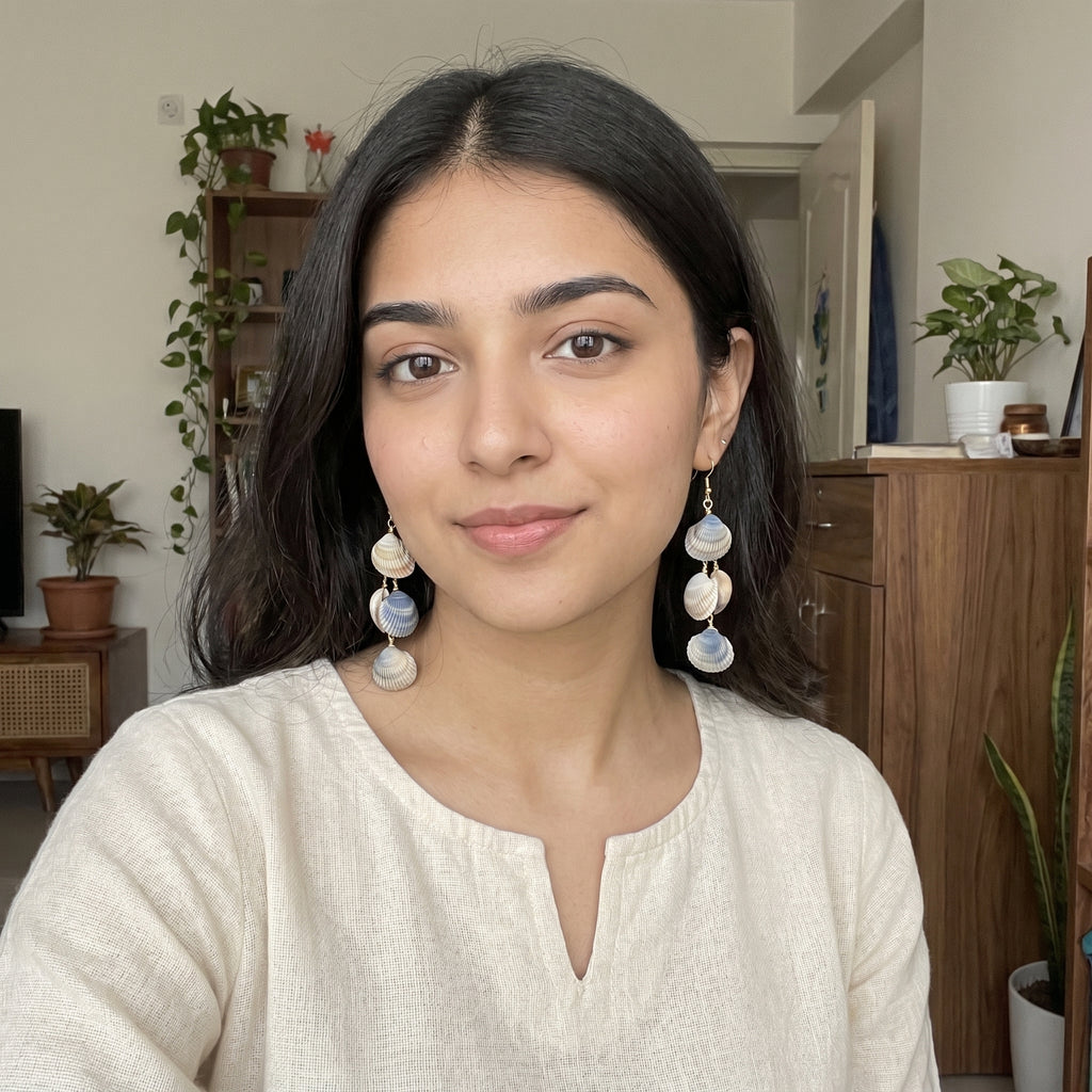Shellvally Multi-Layer Shell Earrings