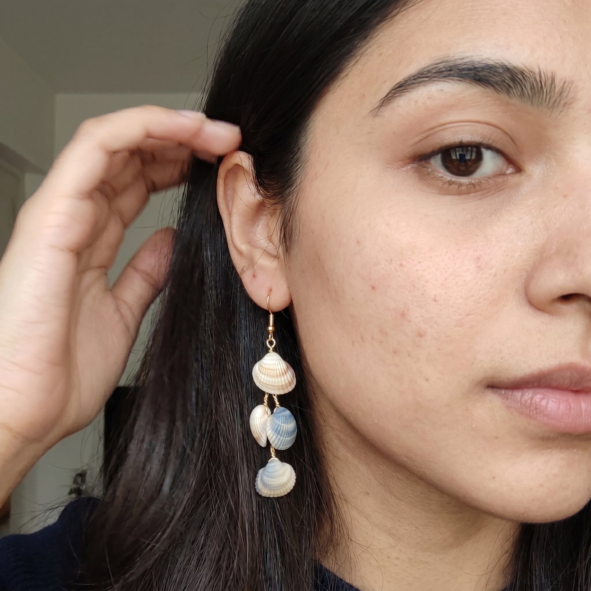 Shellvally Multi-Layer Shell Earrings