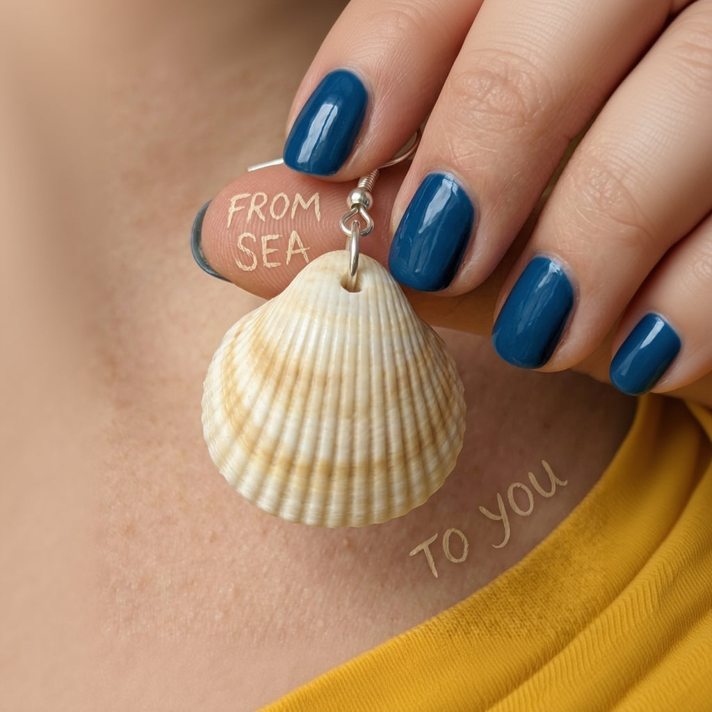 Shellvally Shell Drop Earrings