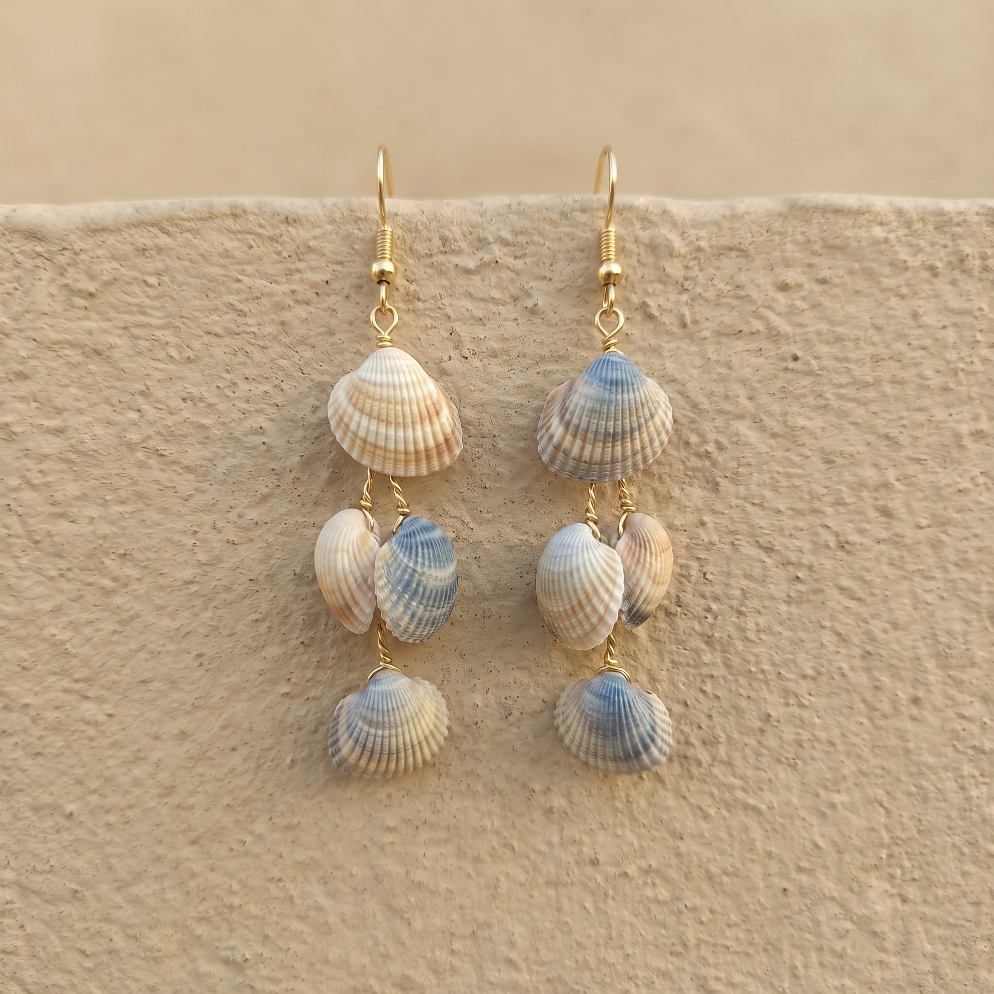 Shellvally Multi-Layer Shell Earrings