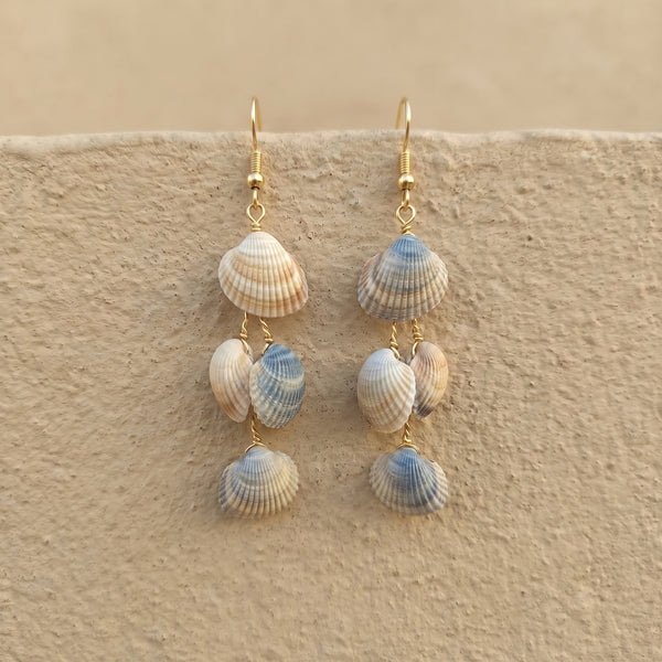 Shellvally Multi-Layer Shell Earrings