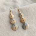 Shellvally Layered Shell Earrings