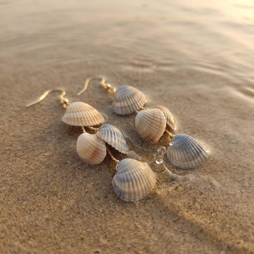 Shellvally Multi-Layer Shell Earrings
