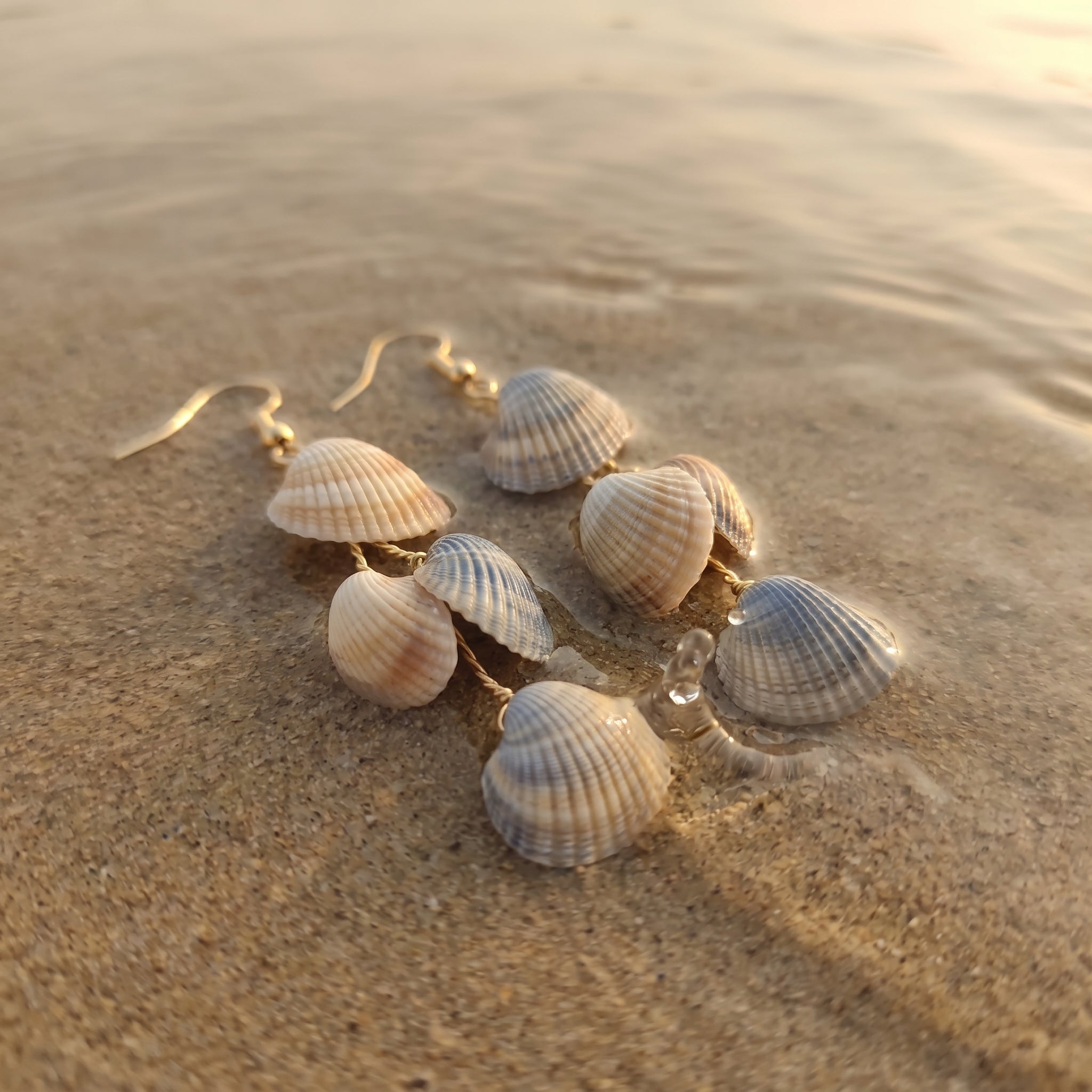 Shellvally Multi-Layer Shell Earrings