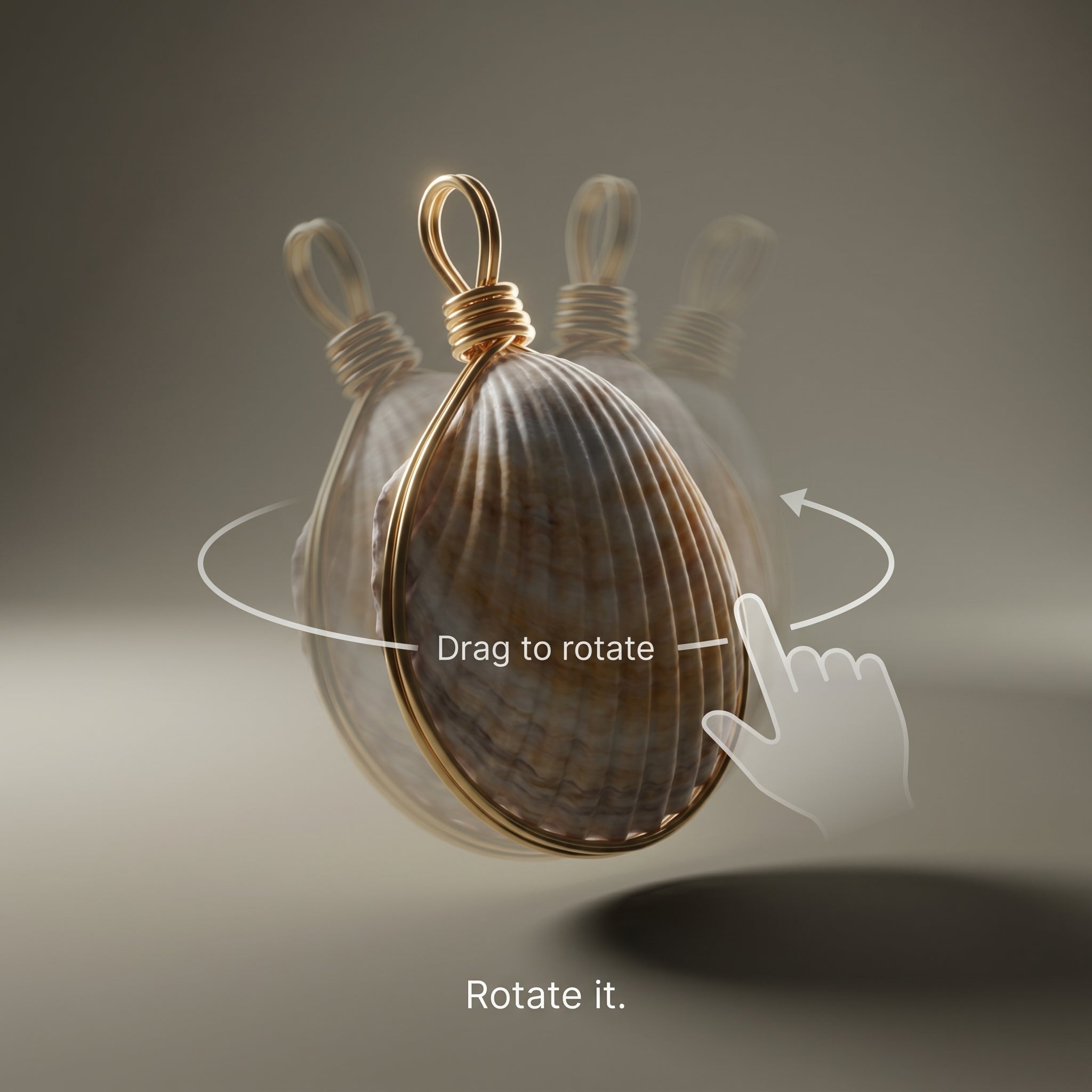Shellvally Handmade Shell Pendant