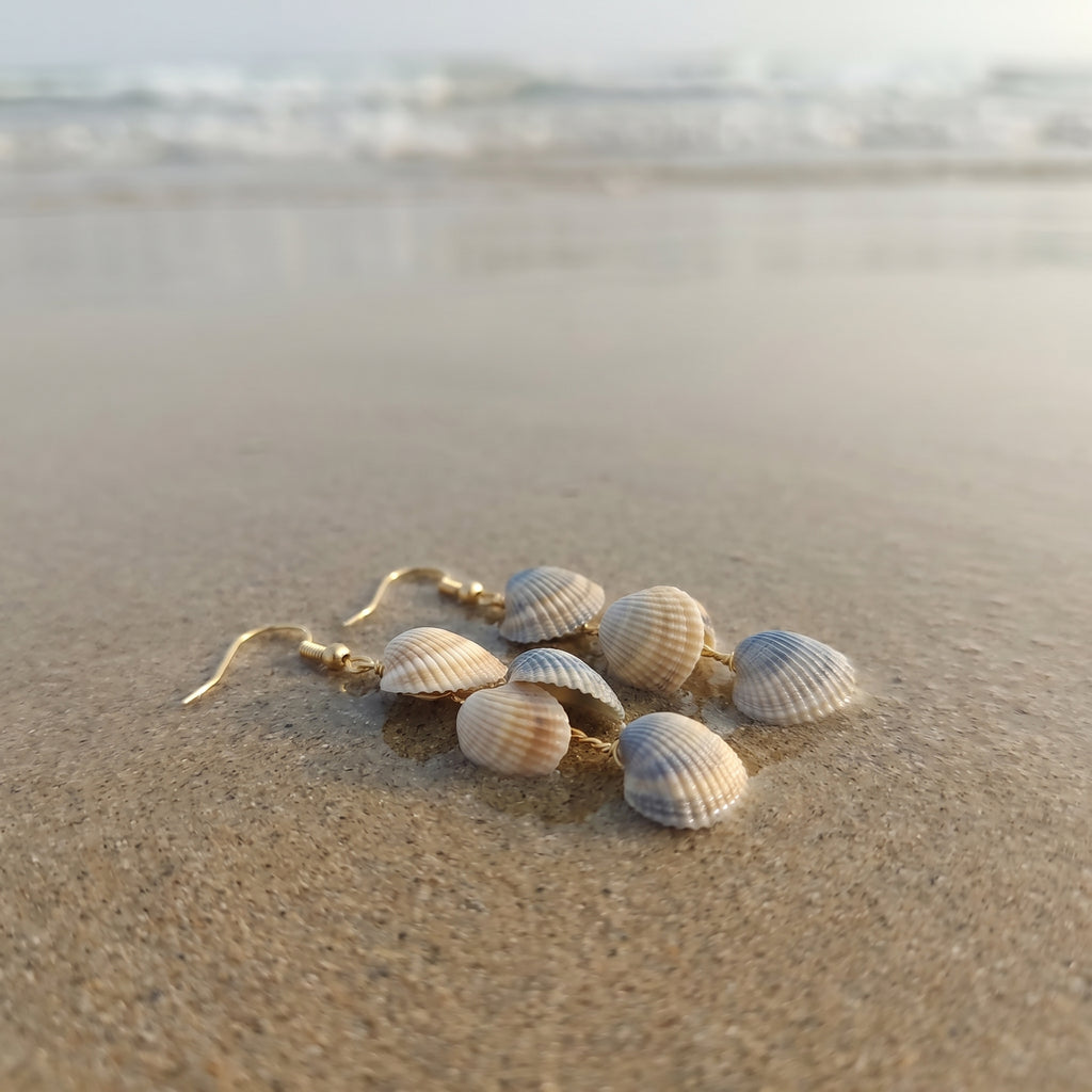 Shellvally Multi-Layer Shell Earrings