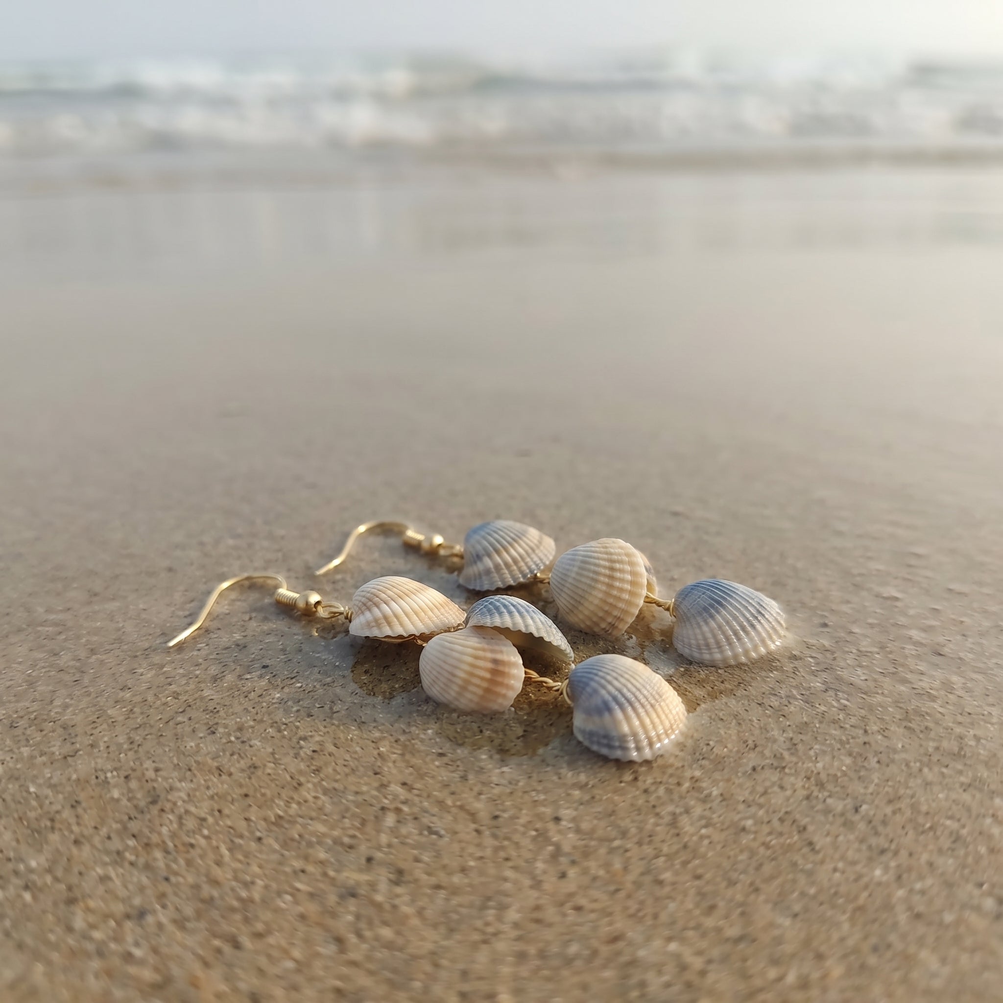 Shellvally Multi-Layer Shell Earrings
