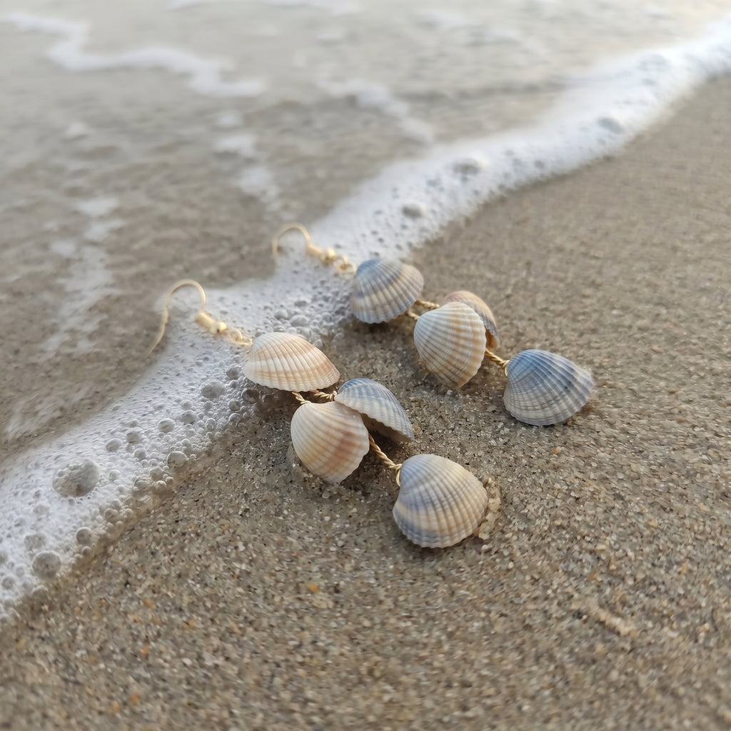 Shellvally Multi-Layer Shell Earrings