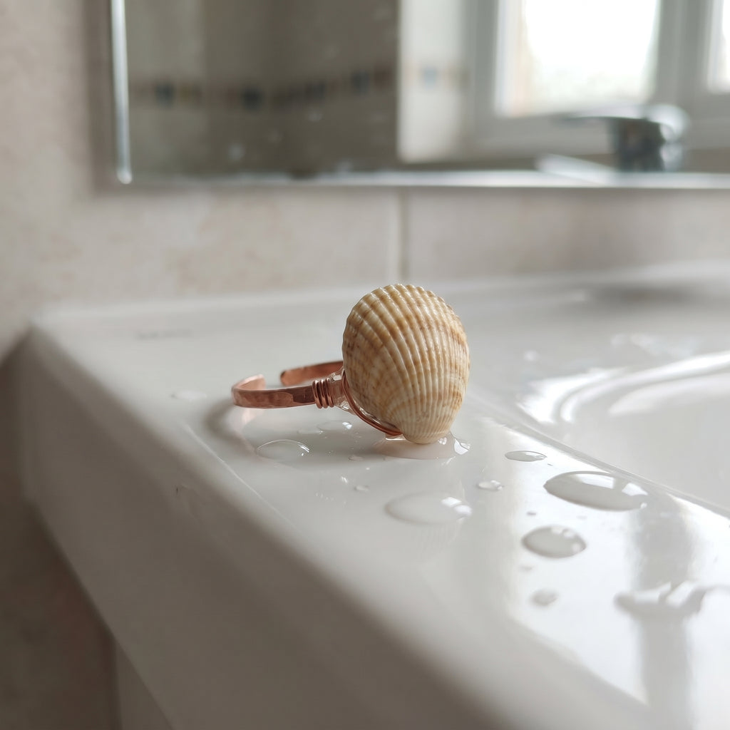 Shellvally Shell Statement Ring