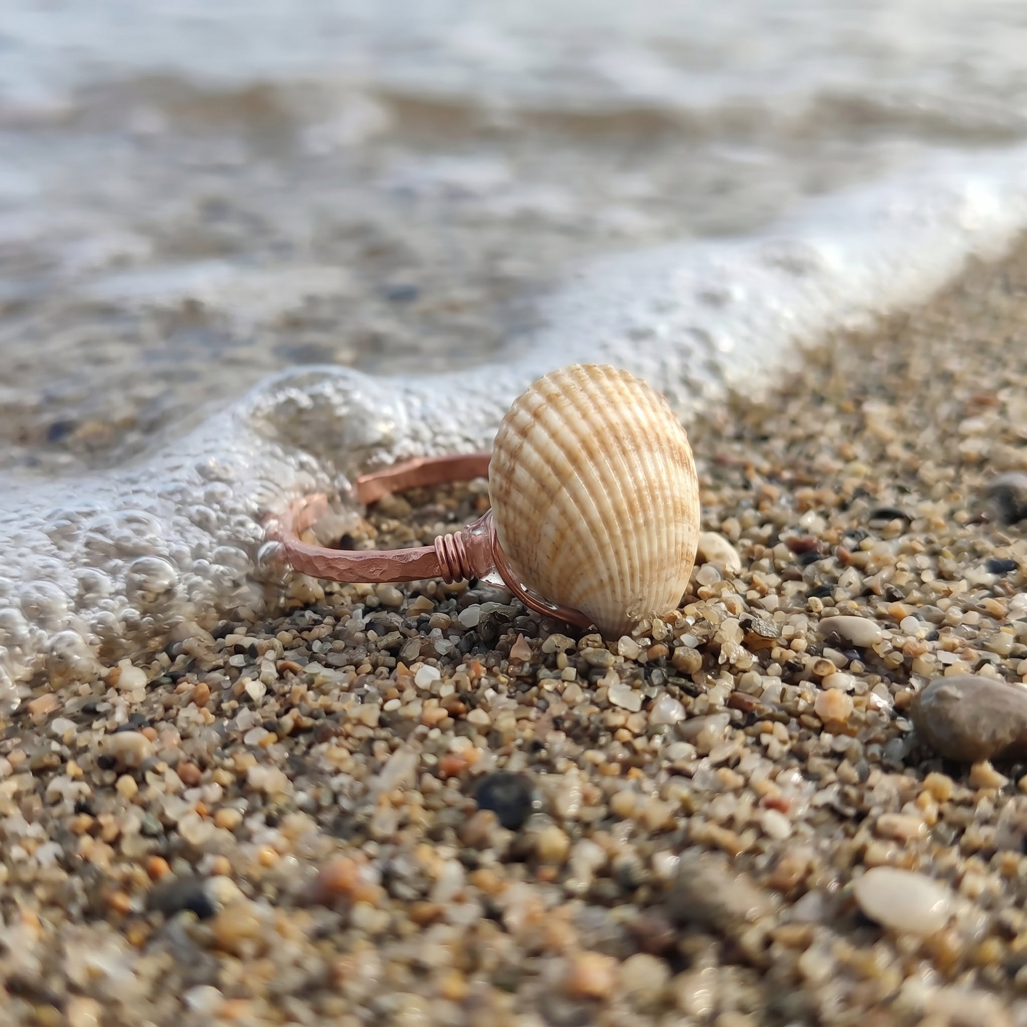 Shellvally Shell Statement Ring