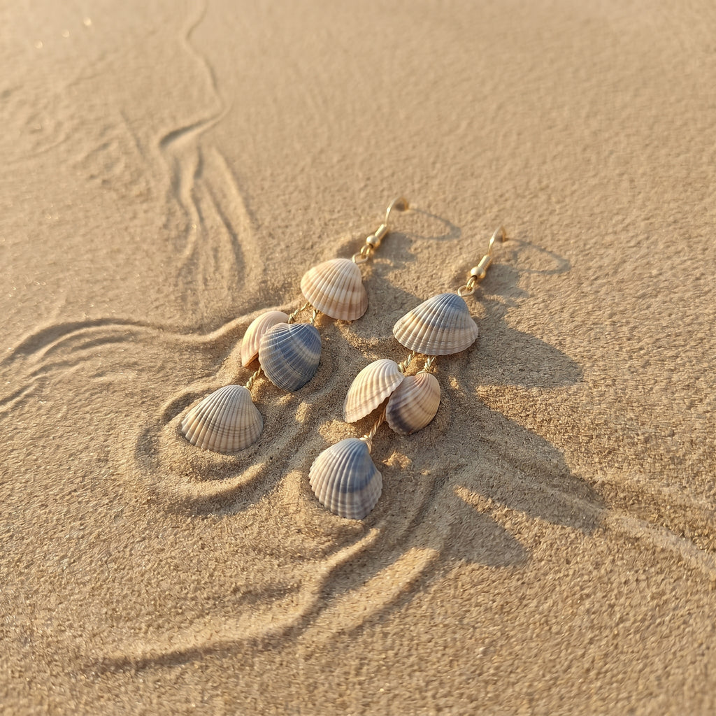 Shellvally Multi-Layer Shell Earrings