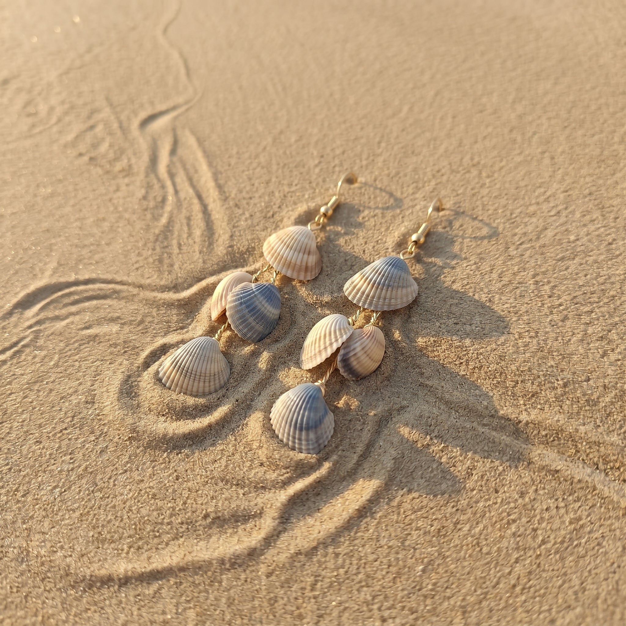 Shellvally Multi-Layer Shell Earrings